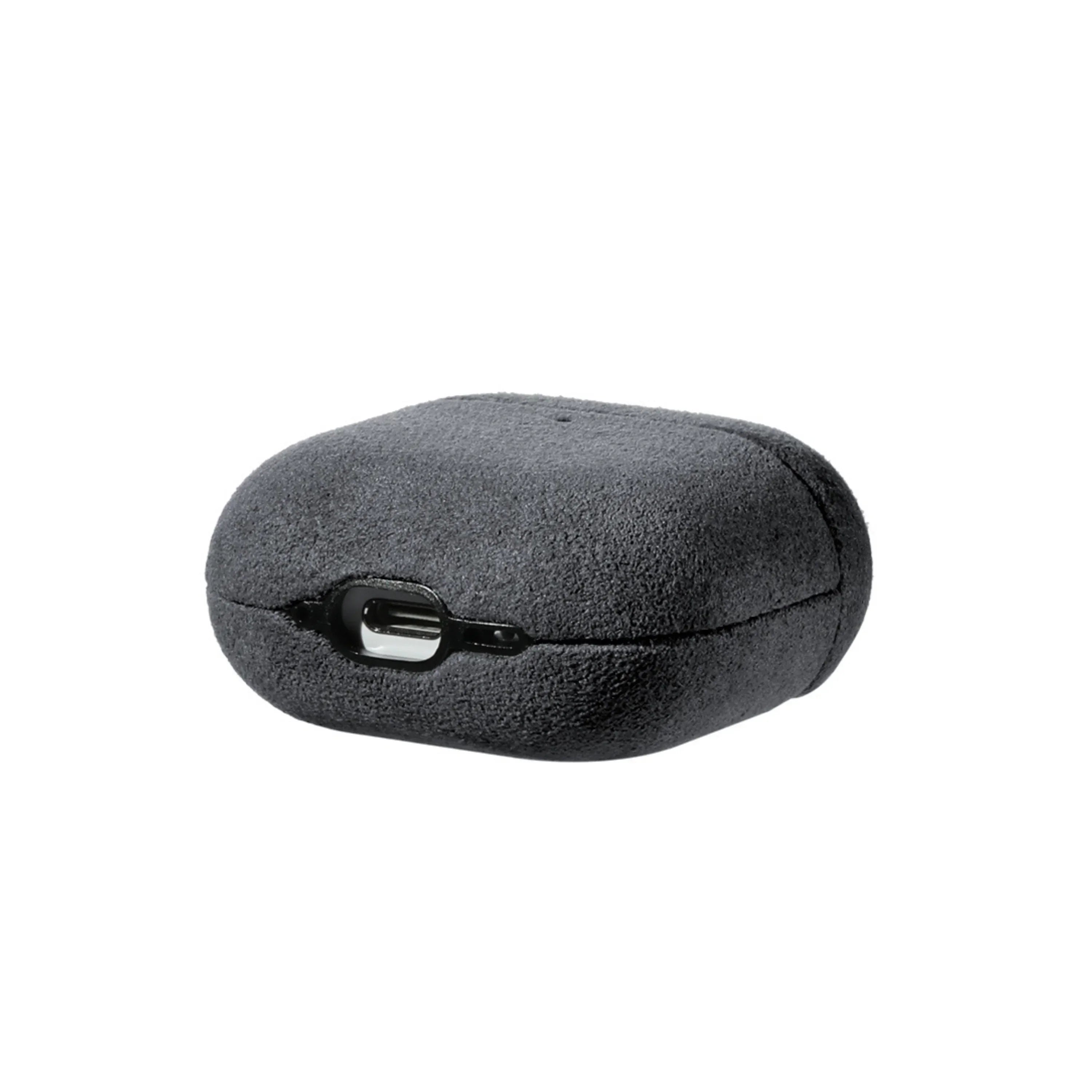 AirPods (4e Generatie) Alcantara Hoesje - Space Grey