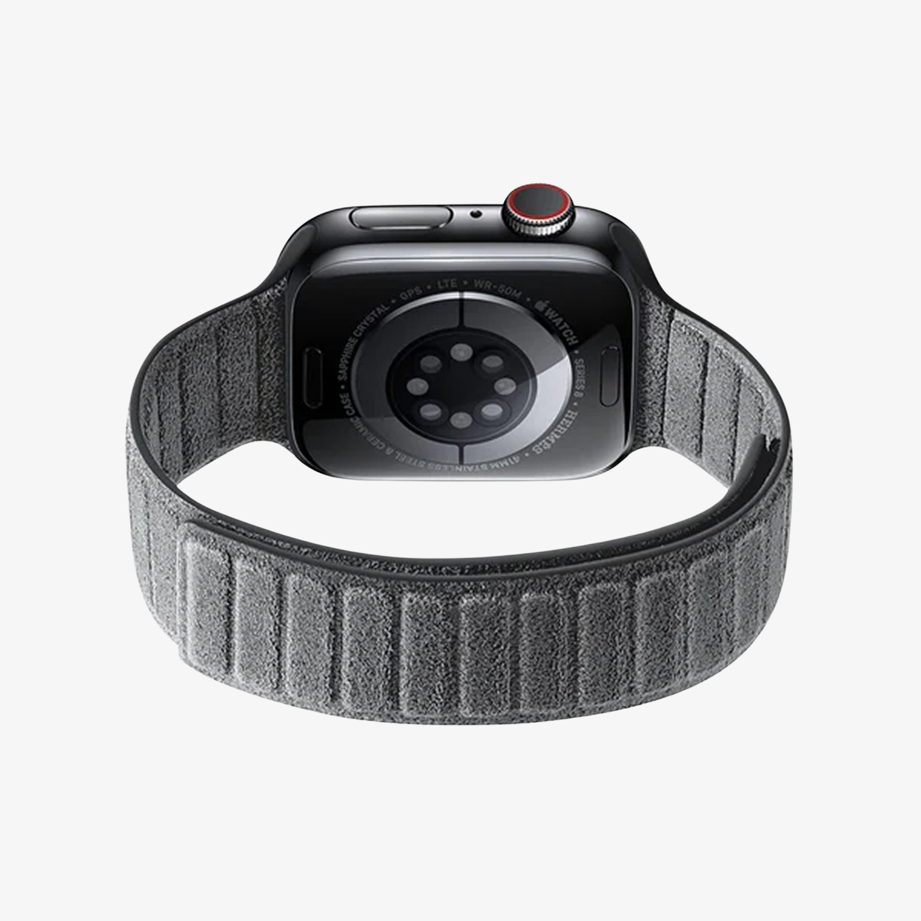 Alcantara Apple Watch Band - Nardo Gray - 42/44/45/46mm & Ultra (49mm)