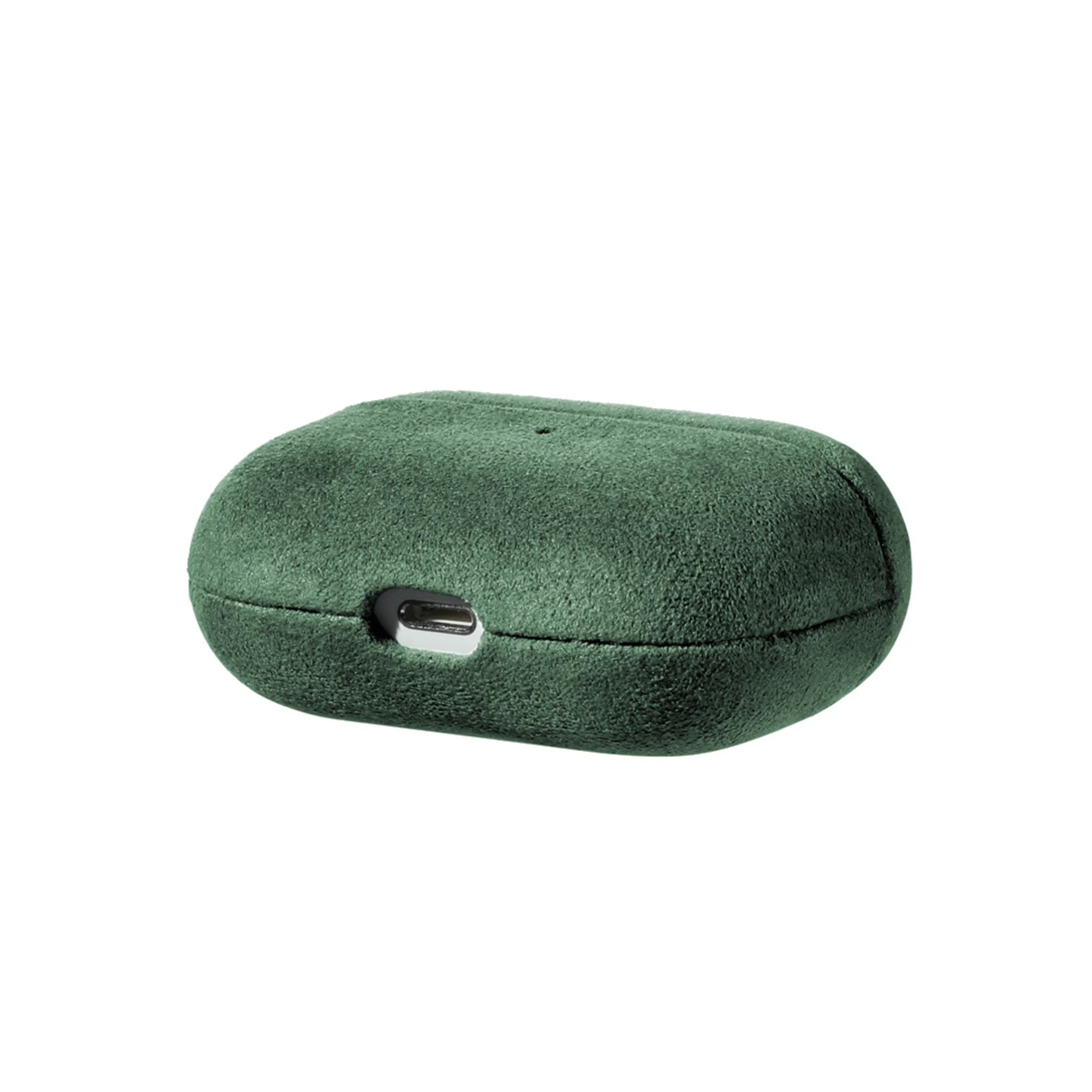 AirPods Pro Alcantara Hoesje - Midnight Green