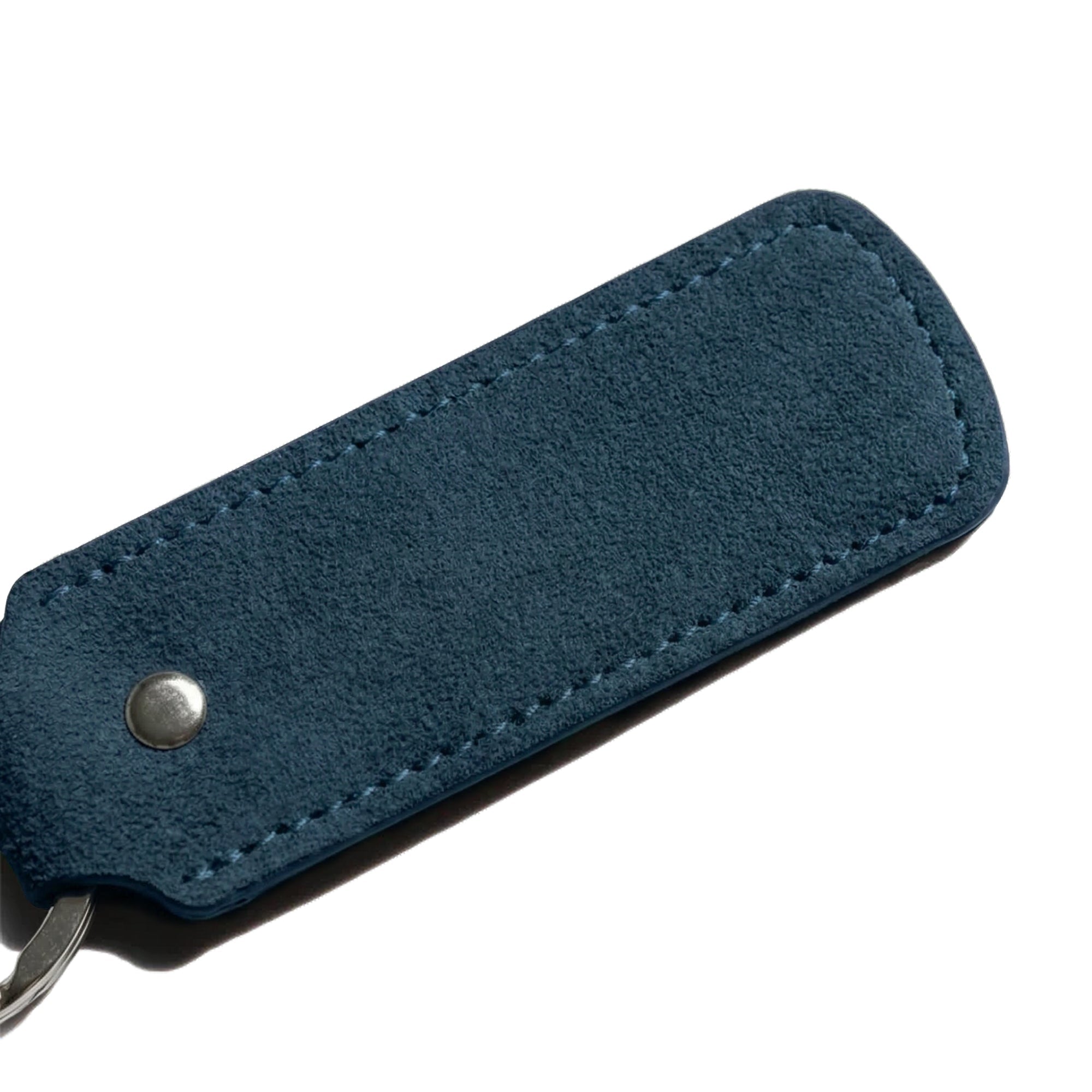 Alcantara Keychain - Navy Blue - Alcanside