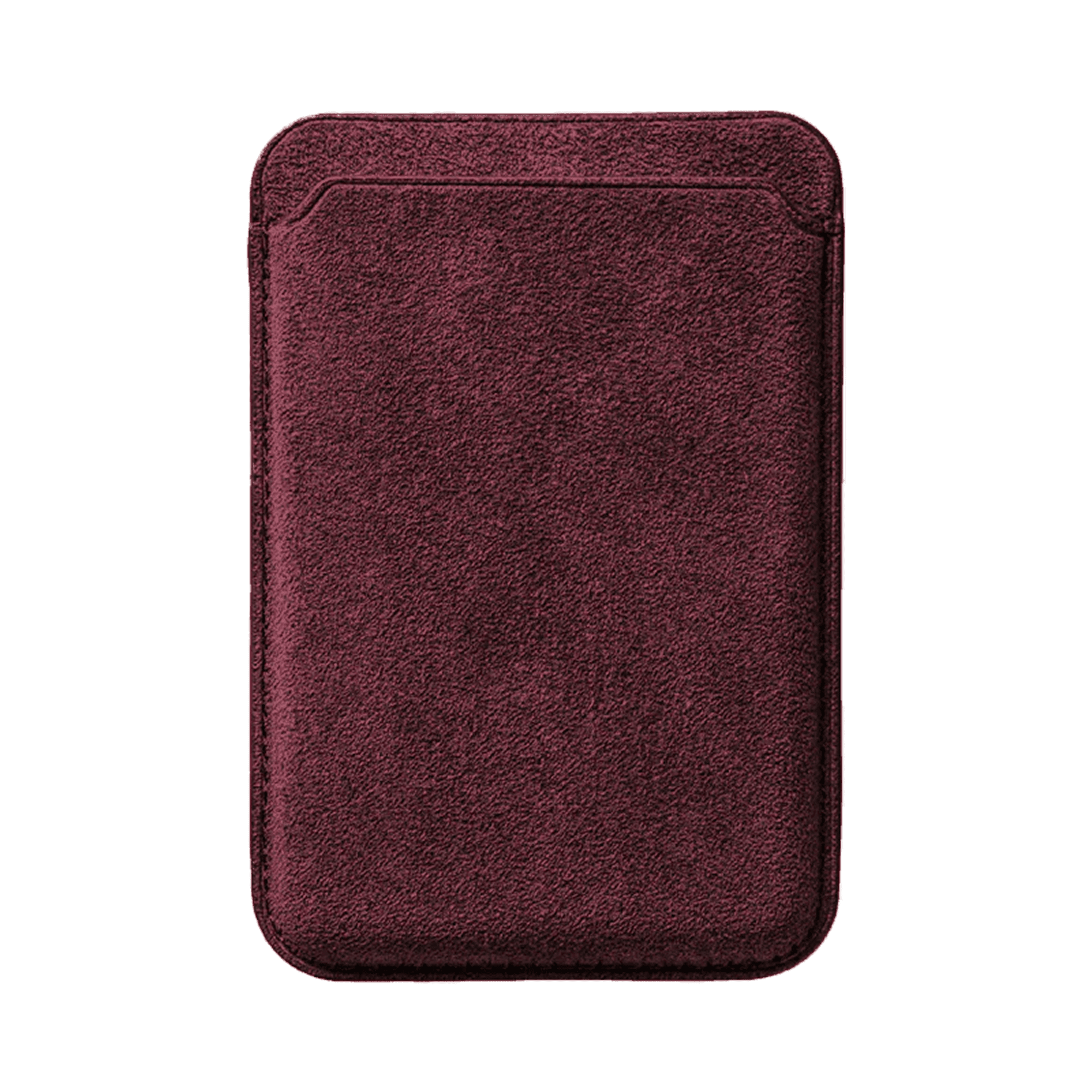 Alcantara MagSafe Wallet - Wine Red - Alcanside