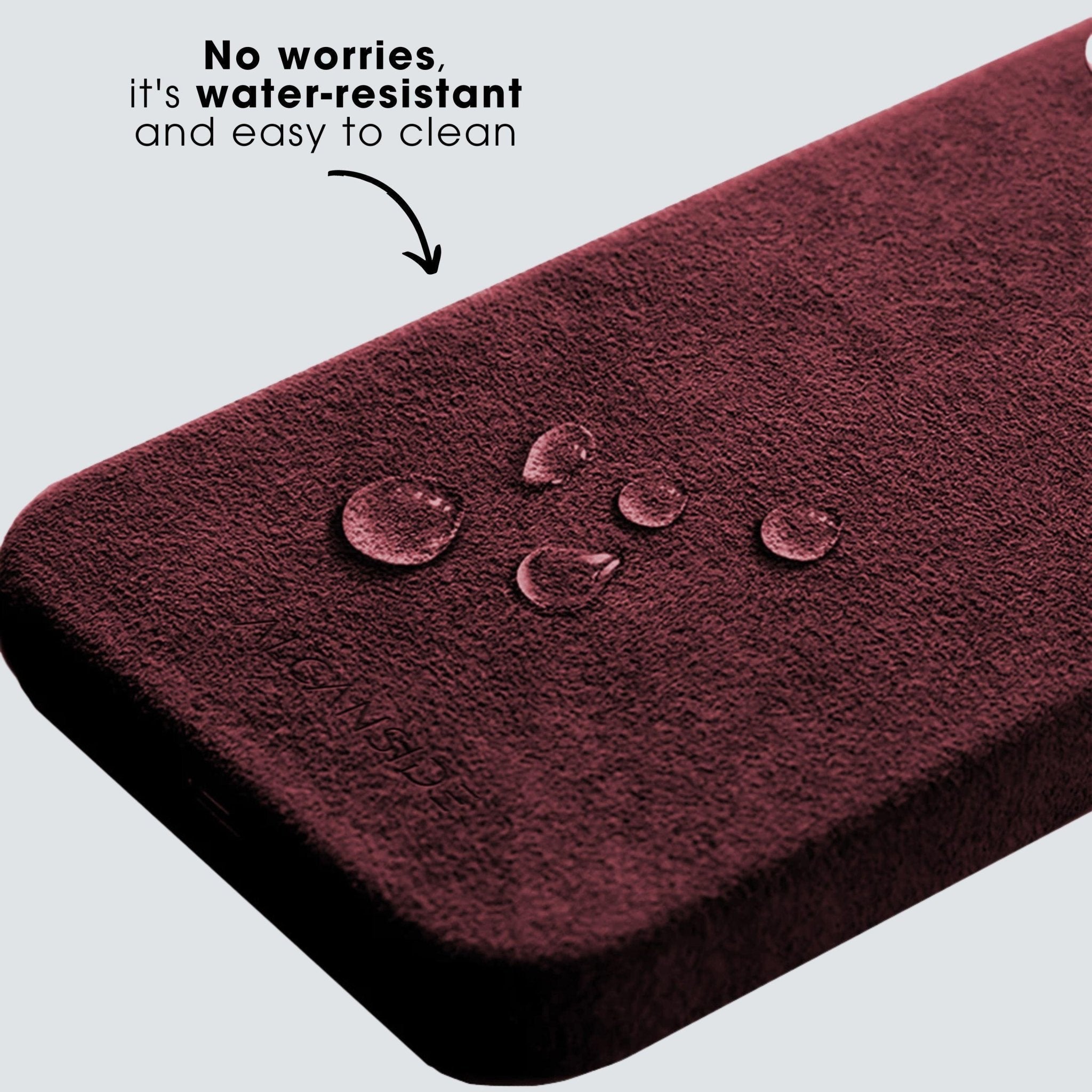 iPhone 15 Pro Max - Alcantara Case - Wine Red - Alcanside