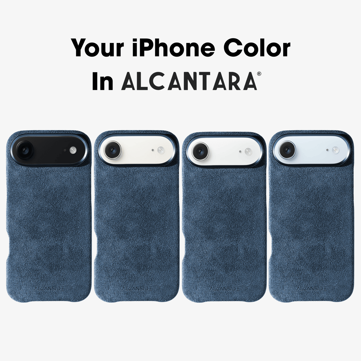 iPhone 17 Air - Alcantara Case - Ocean Blue - Alcanside