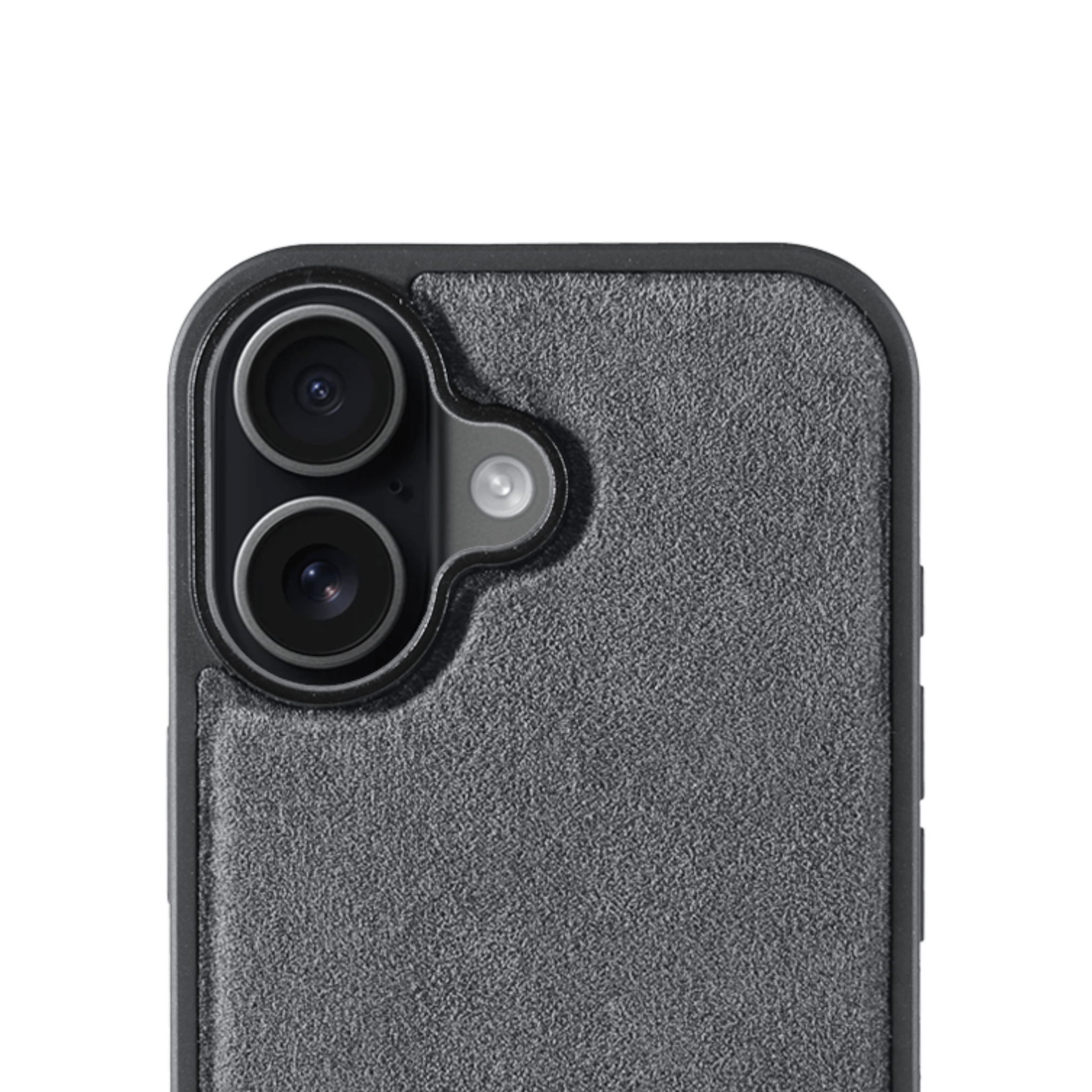 iPhone 17 - Alcantara Back Cover - Nardo Gray - Alcanside
