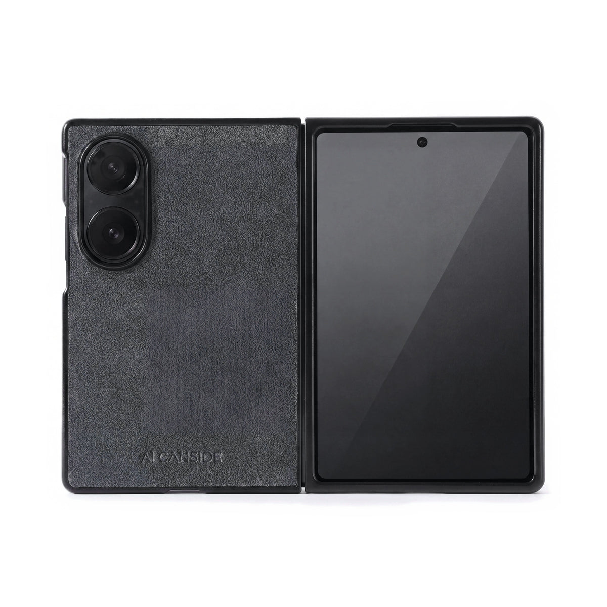 Samsung Galaxy Z Fold 8 - Alcantara Case - Space Grey 2