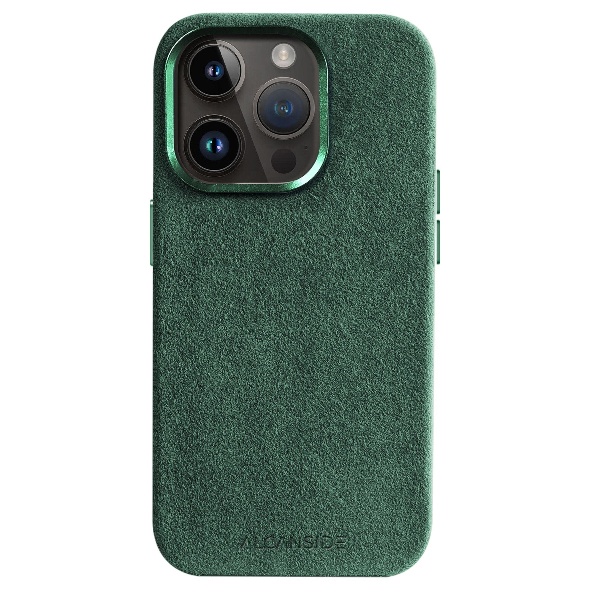 iPhone 14 Pro Max - Alcantara Case - Midnight Green - Alcanside