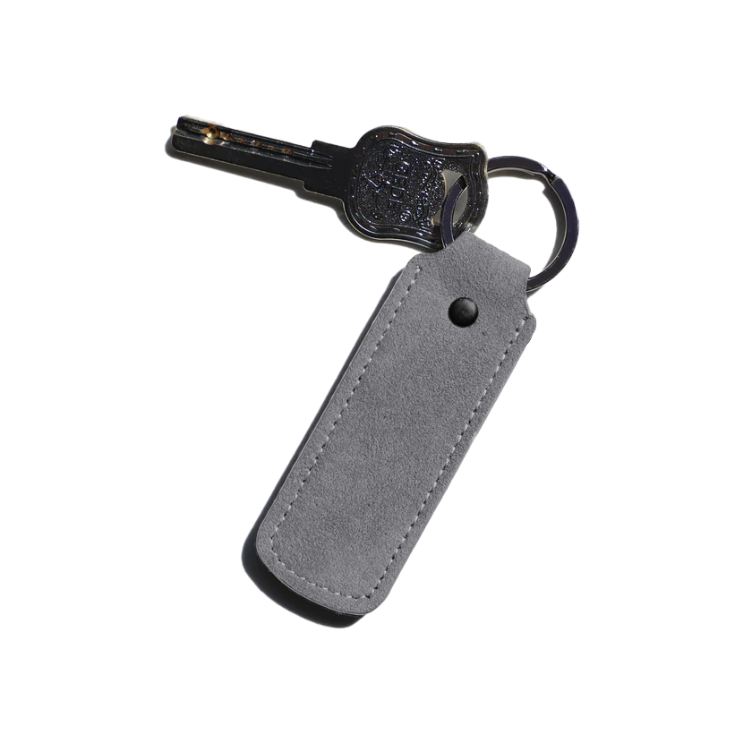 Alcantara Keychain - Nardo Gray