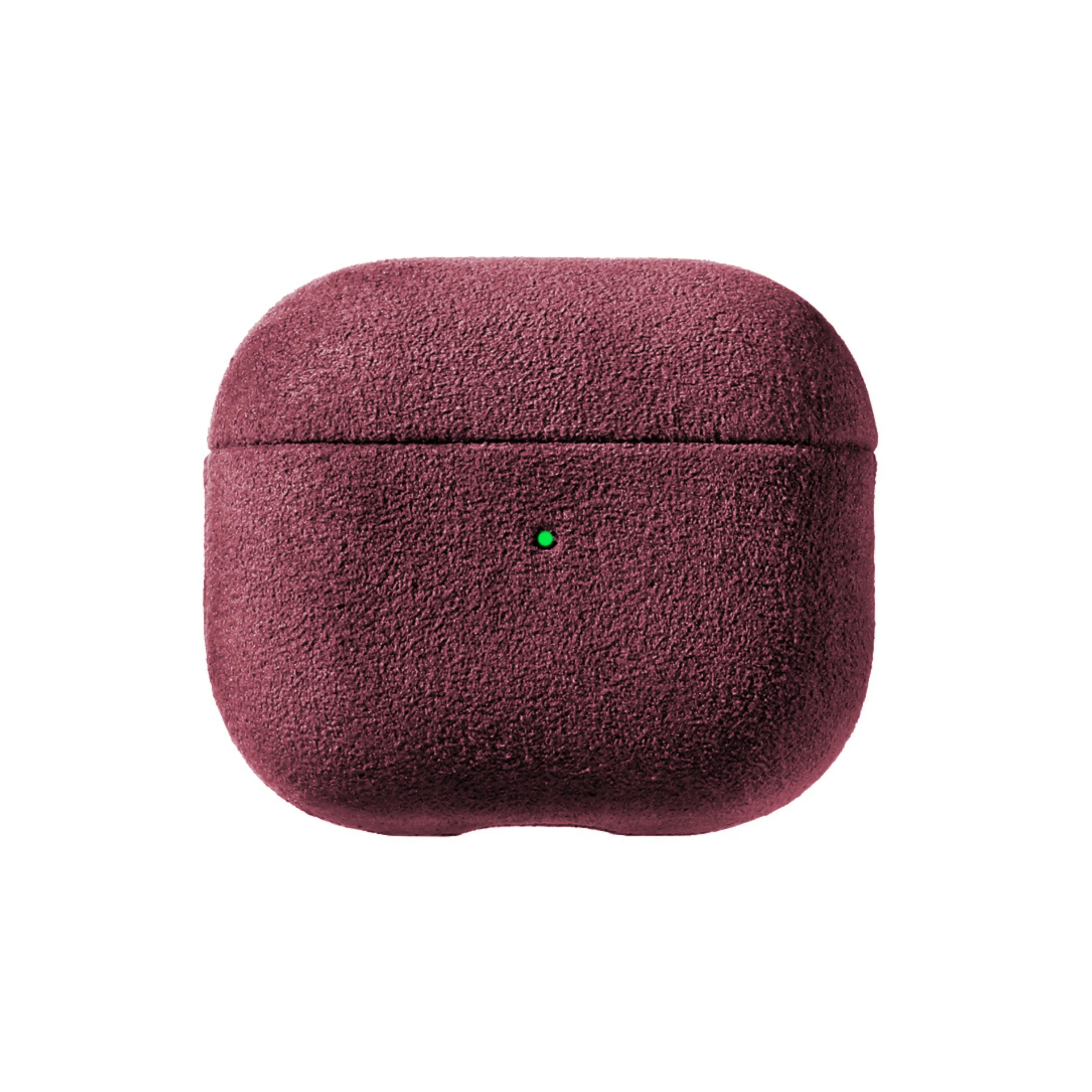 AirPods (3e Generatie) Alcantara Hoesje - Rood