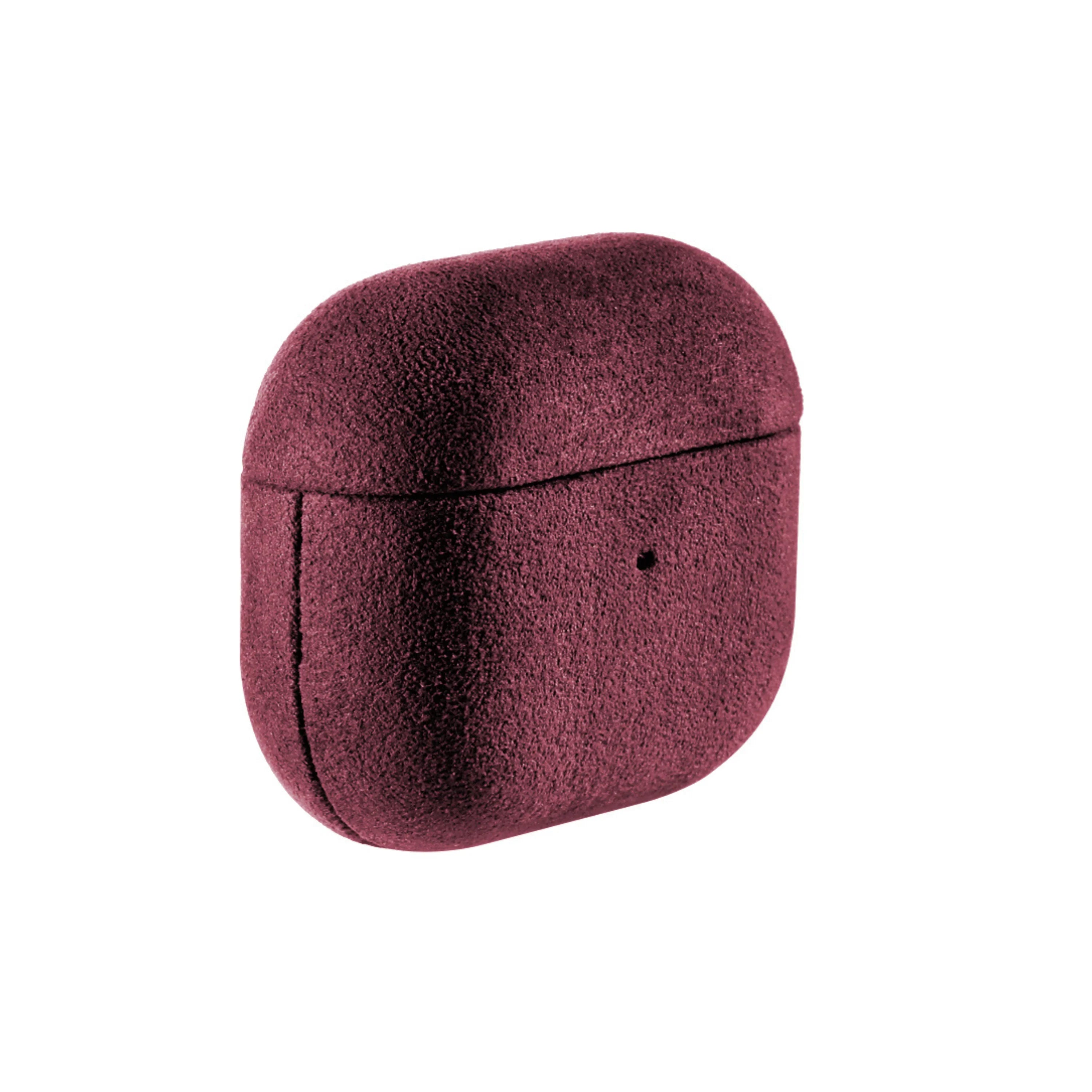 AirPods (3e Generatie) Alcantara Hoesje - Rood