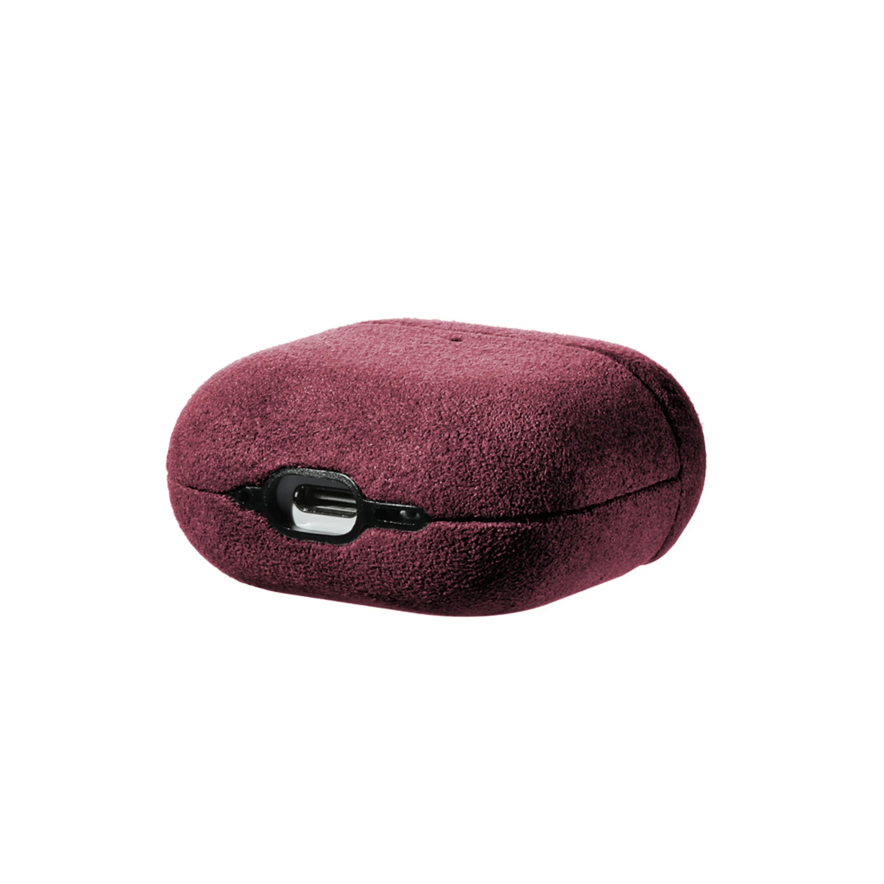 AirPods (4e Generatie) Alcantara Hoesje - Rood