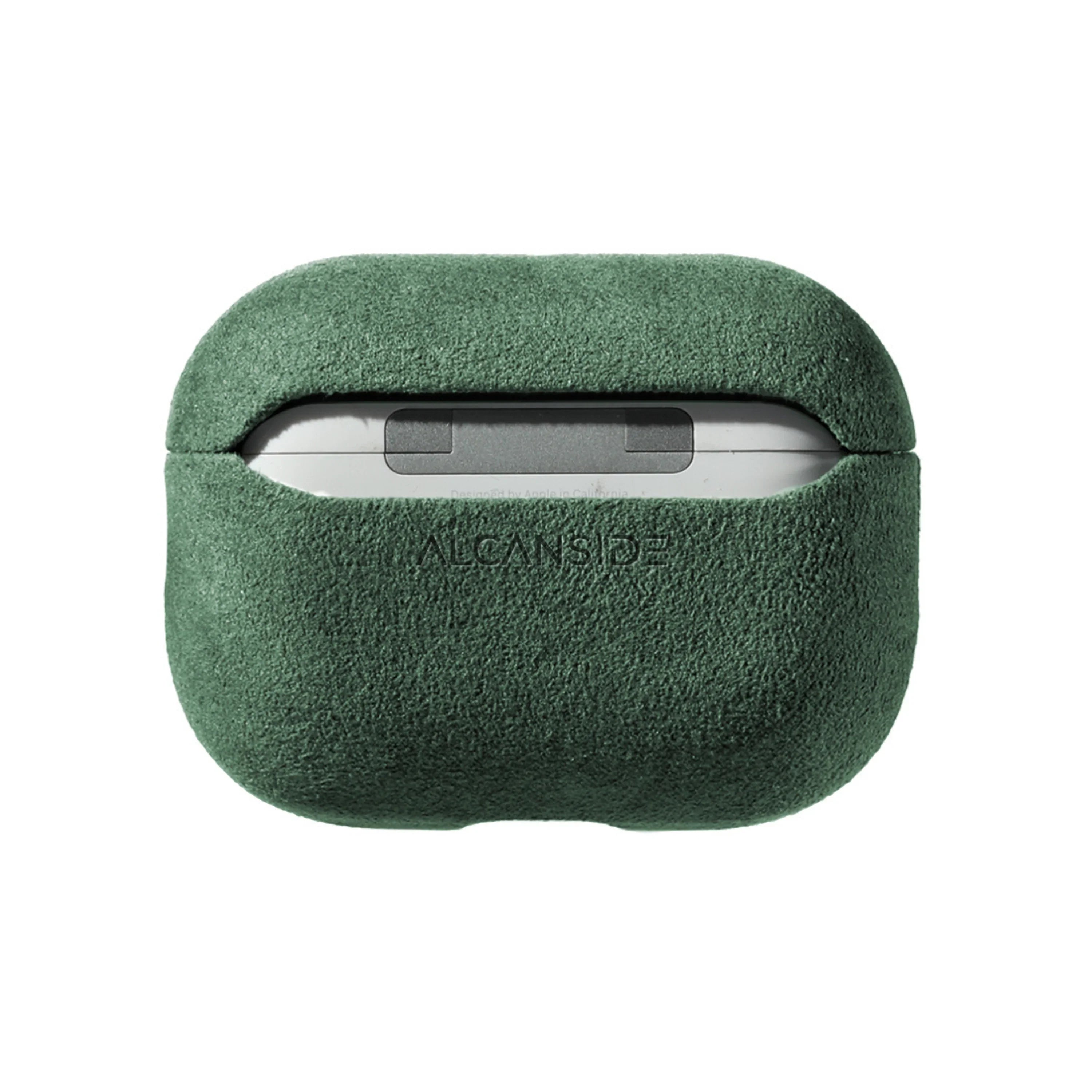 AirPods Pro (2e Generatie) Alcantara Hoesje - Midnight Green