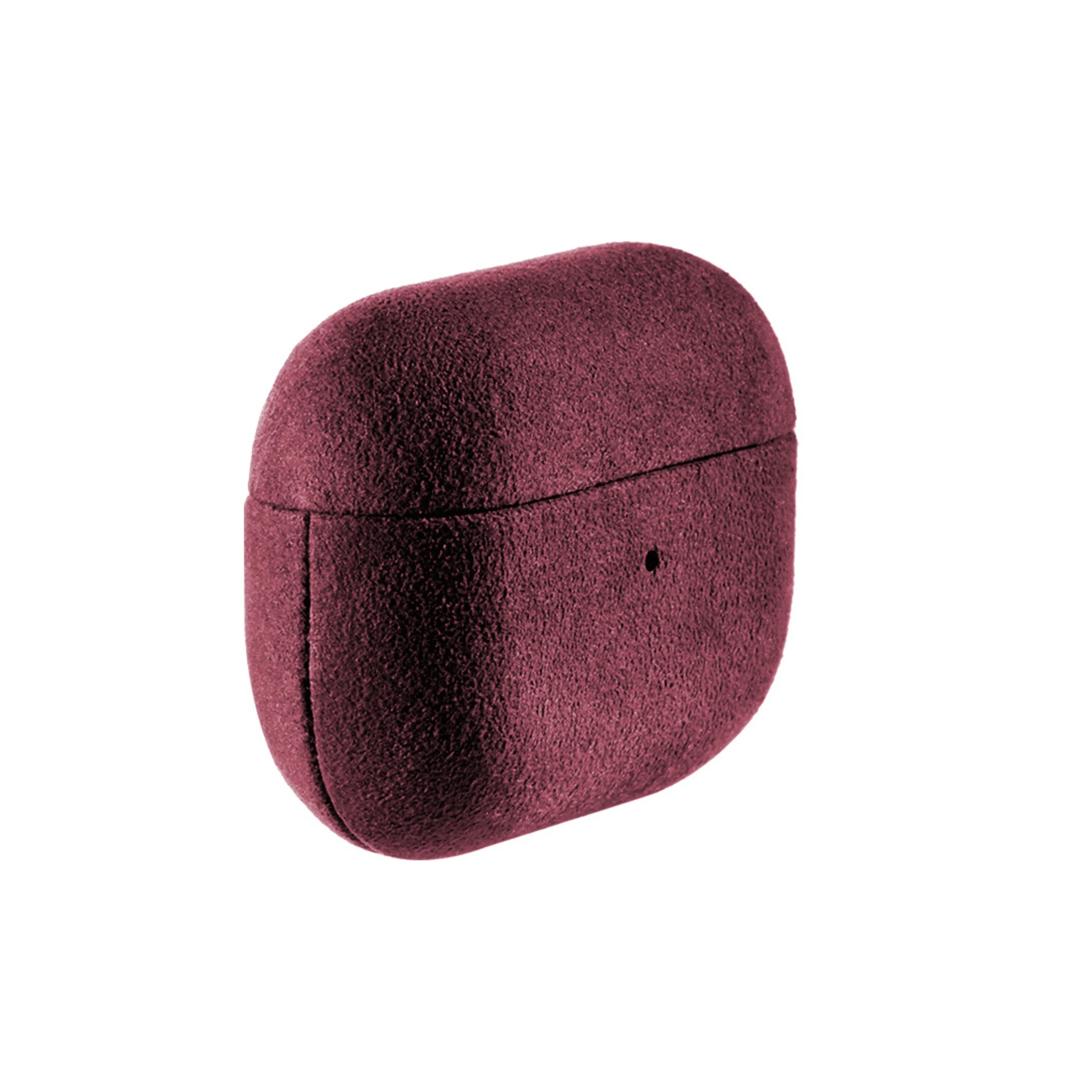 AirPods Pro (3rd Generation) Alcantara Case - Wine Red