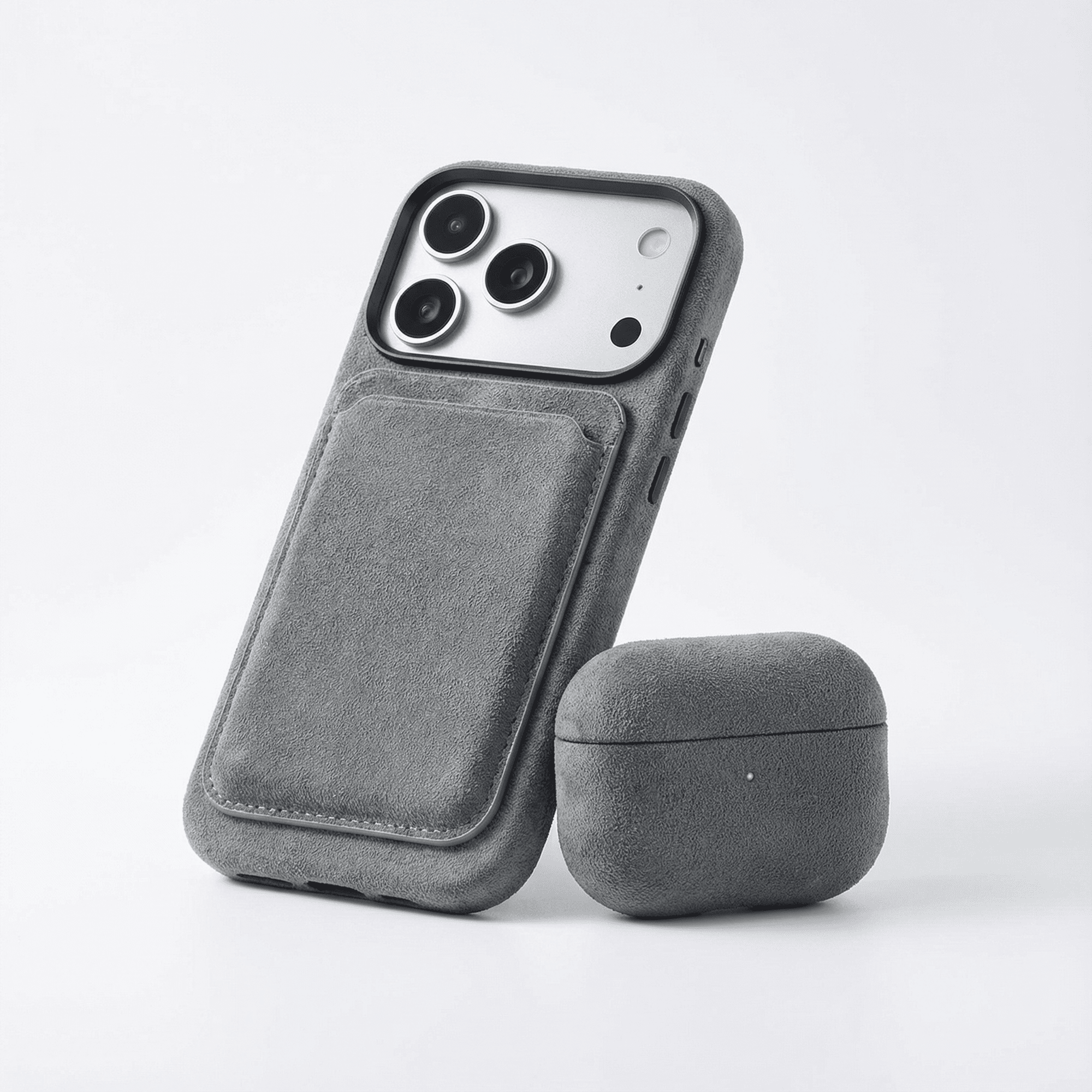 AirPods Pro (3rd Generation) Alcantara Case - Nardo Gray - Alcanside