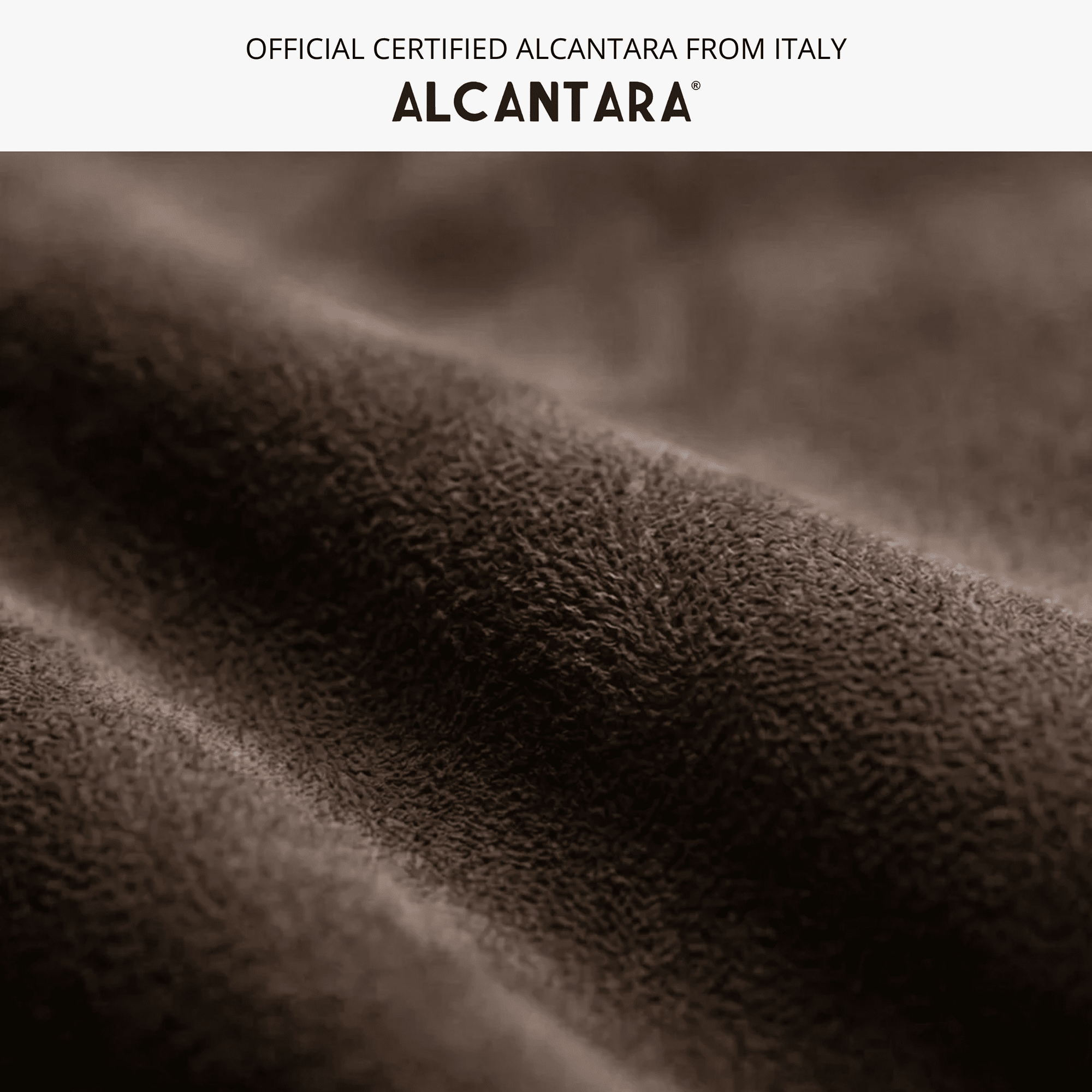 Alcantara MagSafe Wallet - Chocolate Brown - Alcanside
