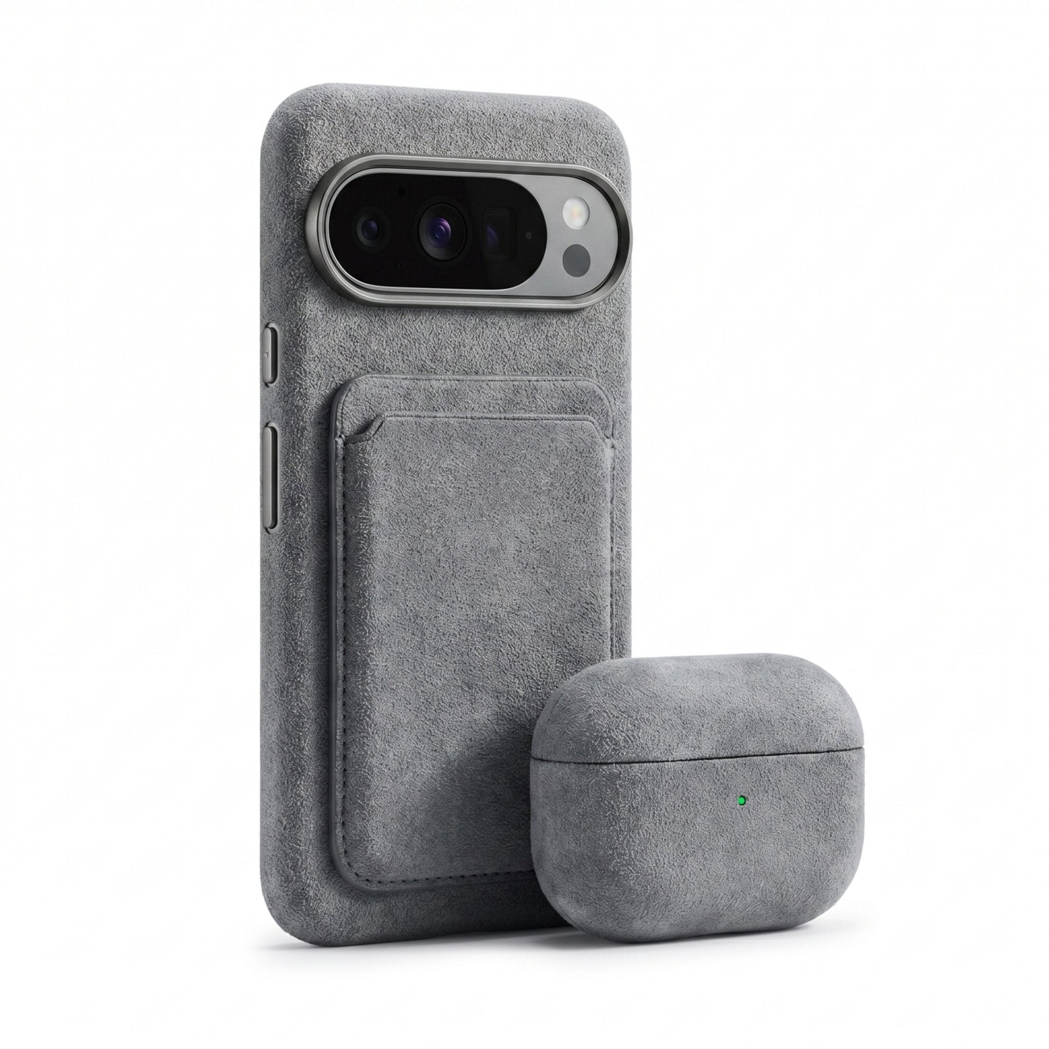 Google Pixel 10 - Alcantara Case - Nardo Gray - Alcanside