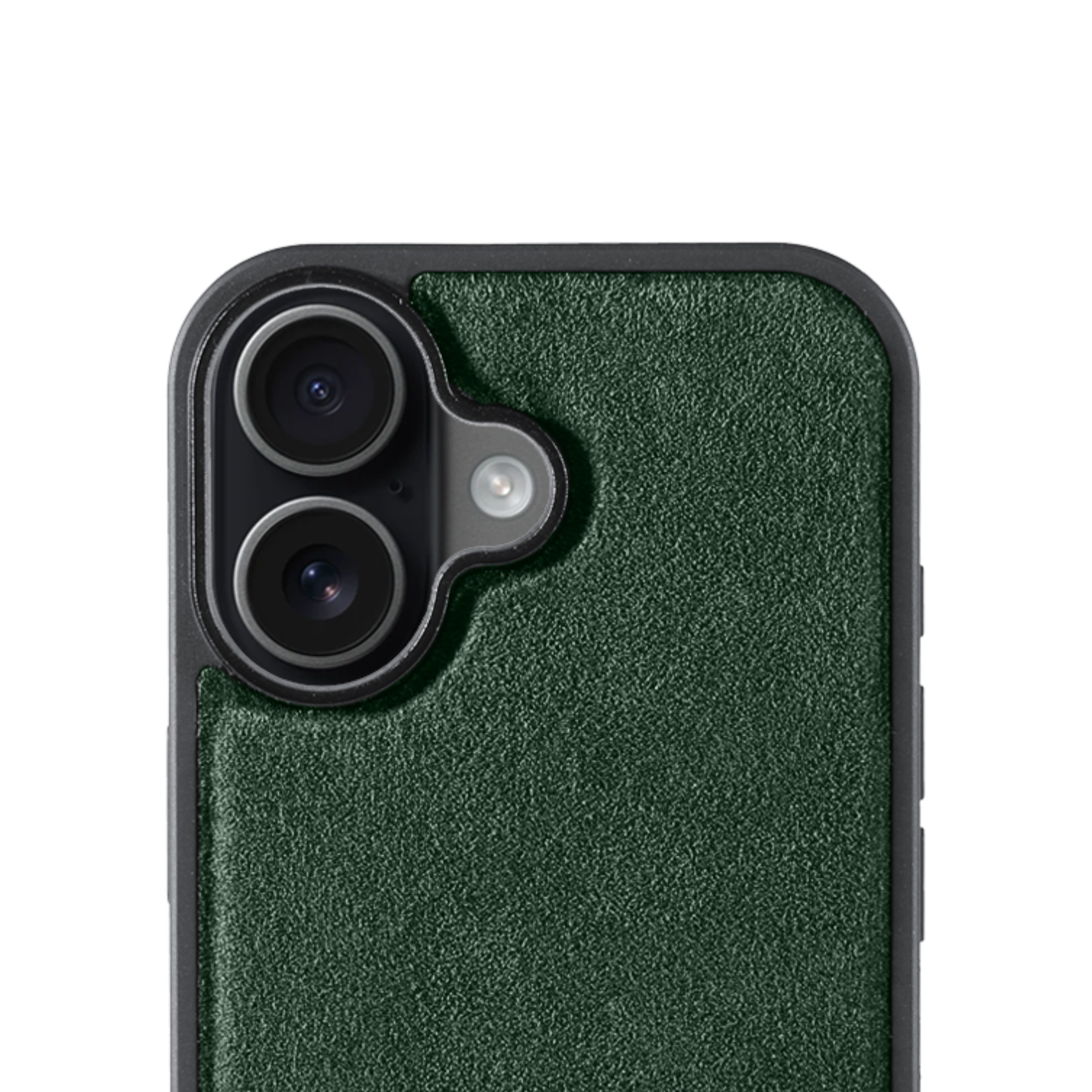 iPhone 17 - Alcantara Back Cover - Midnight Green