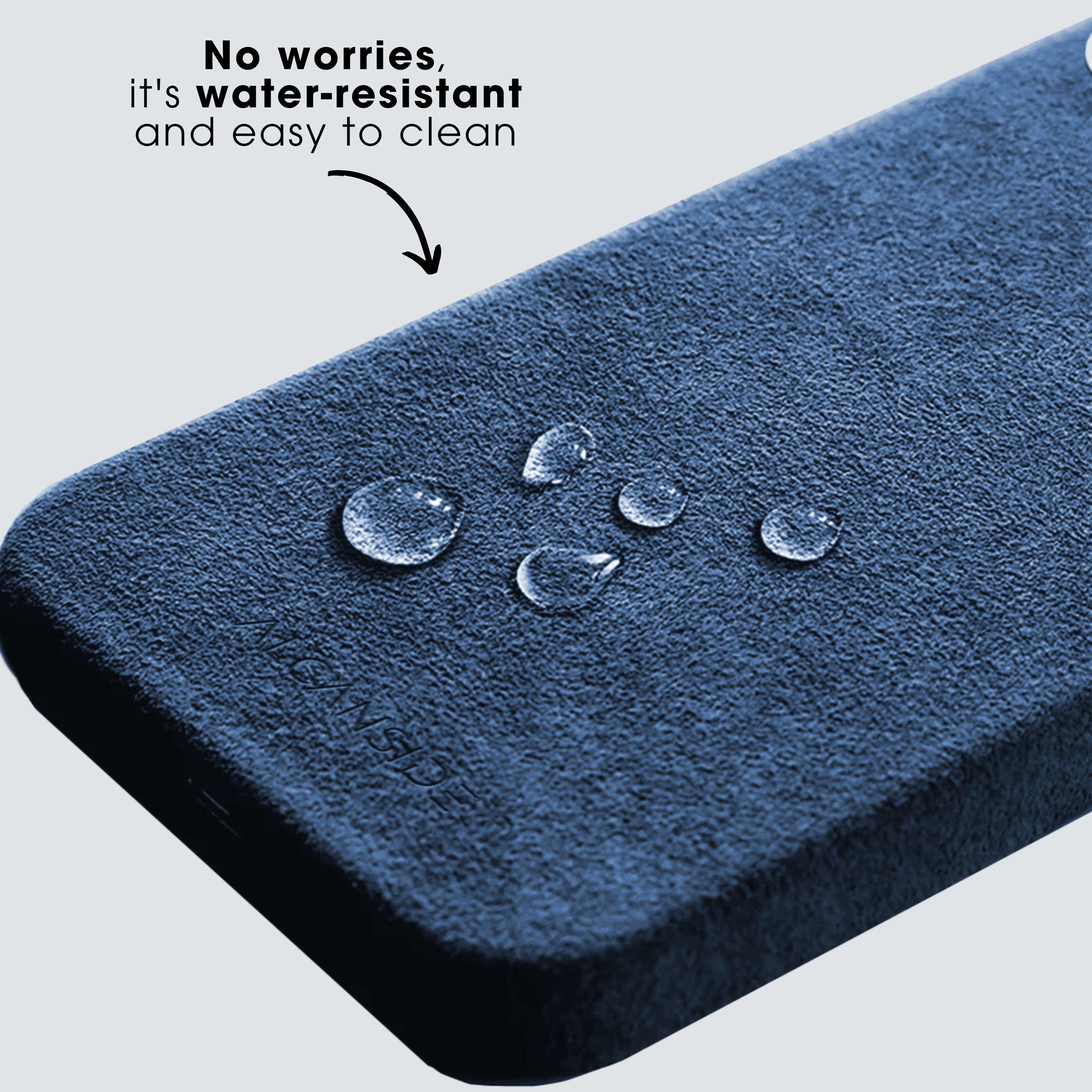 iPhone 11 - Alcantara Case - Ocean blue - Alcanside