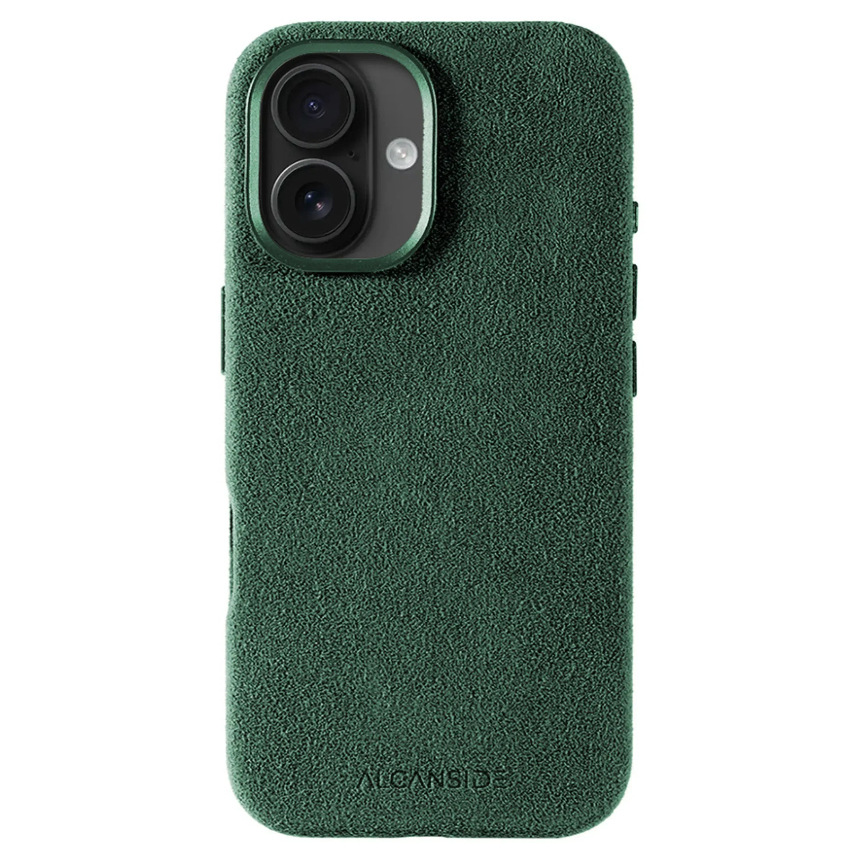 iPhone 16 Plus - Alcantara Case- Midnight Green