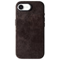 iPhone 16e - Alcantara Case - Chocolate Brown