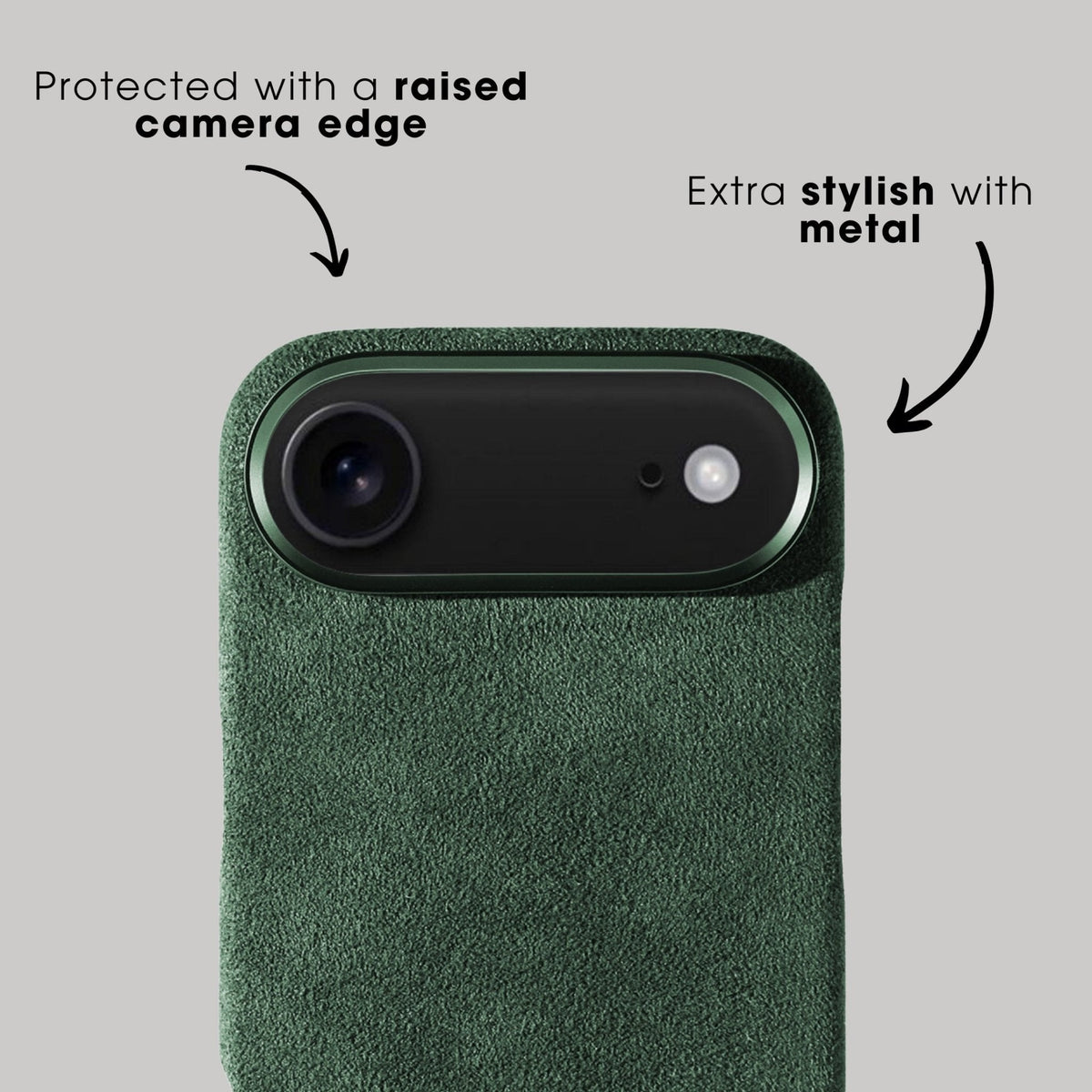 iPhone 17 Air - Alcantara Case - Midnight Green - Alcanside