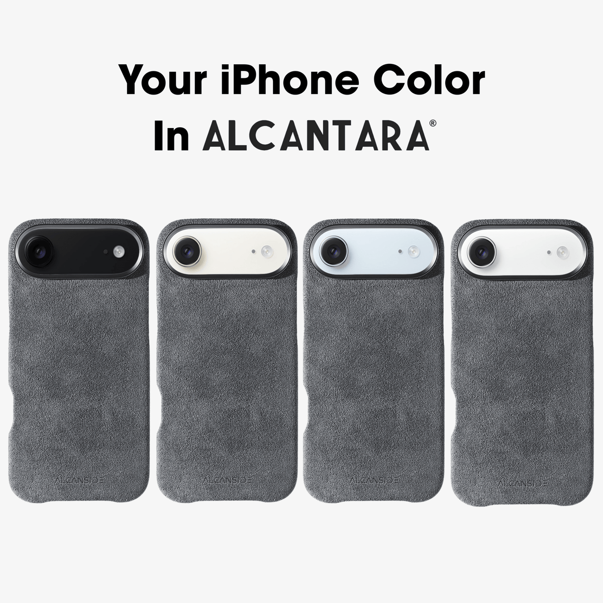 iPhone 17 Air - Alcantara Case - Nardo Gray - Alcanside