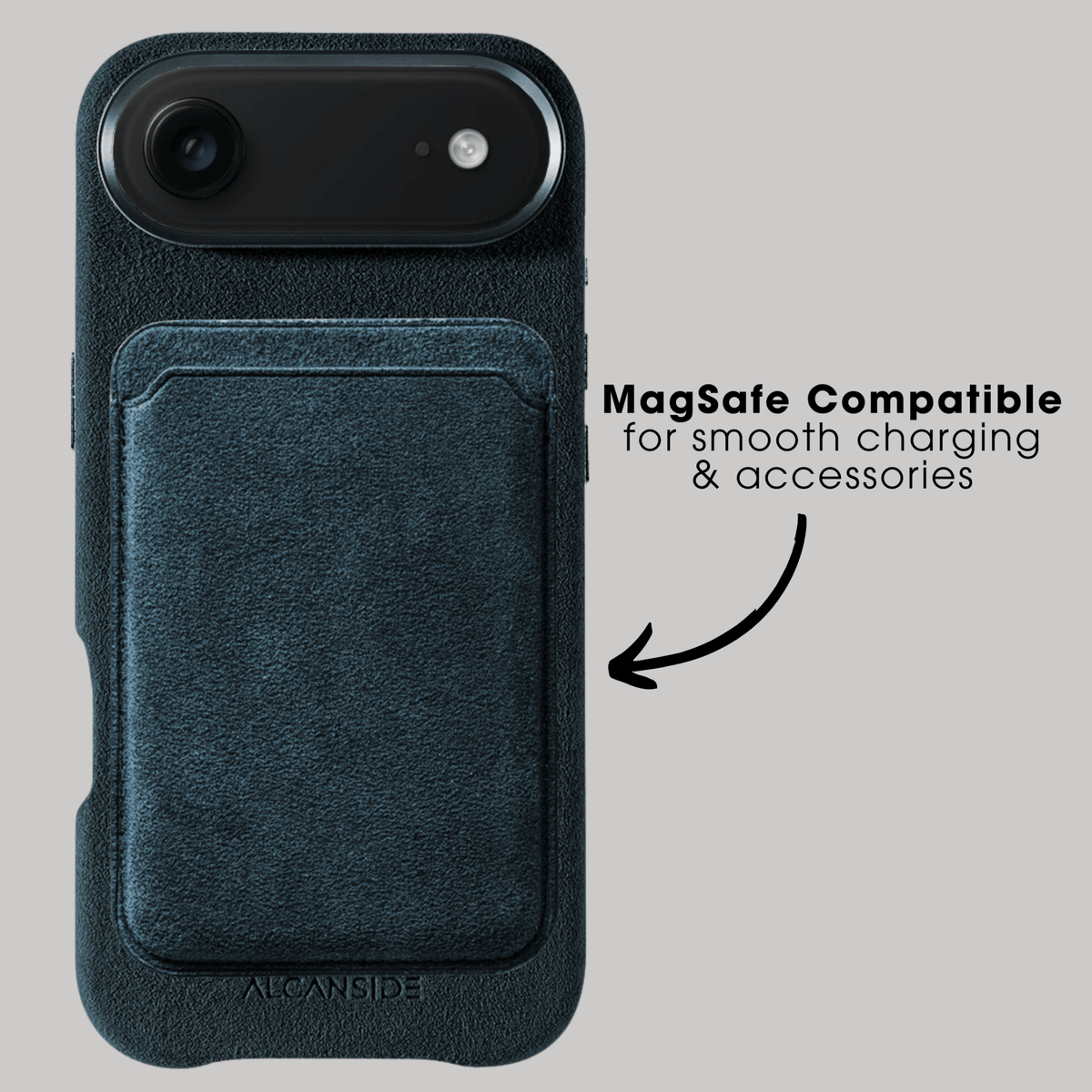 iPhone 17 Air - Alcantara Case - Navy Blue - Alcanside