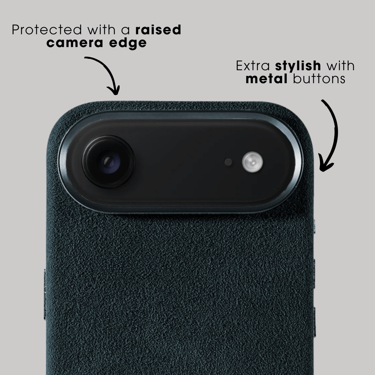 iPhone 17 Air - Alcantara Case - Navy Blue - Alcanside