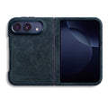 iPhone Duo - Alcantara Case - Navy Blue