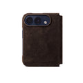 iPhone Duo - Alcantara Case - Chocolate Brown