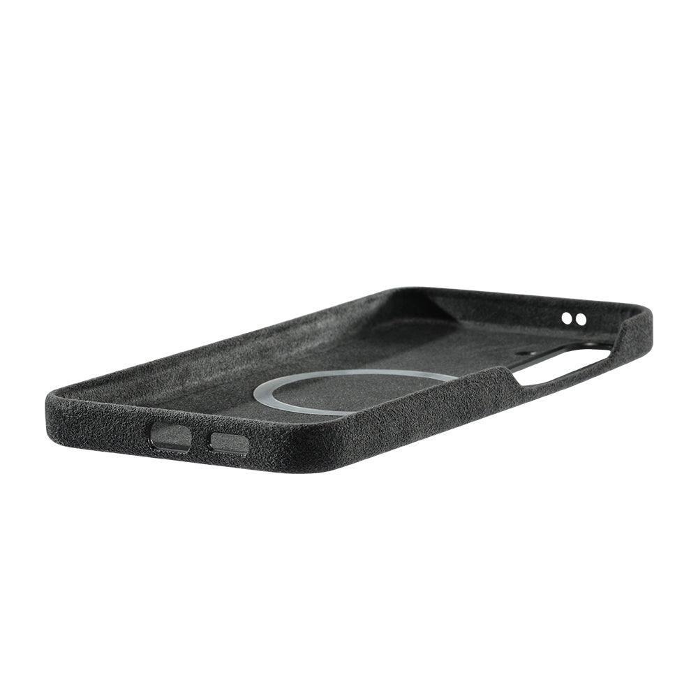 Samsung Galaxy S24 Plus - Alcantara Case - Space Grey - Alcanside