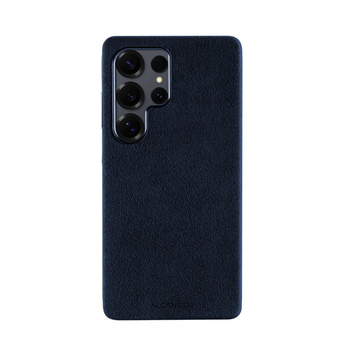Samsung Galaxy S25 Ultra - Alcantara Case - Navy Blue - Alcanside
