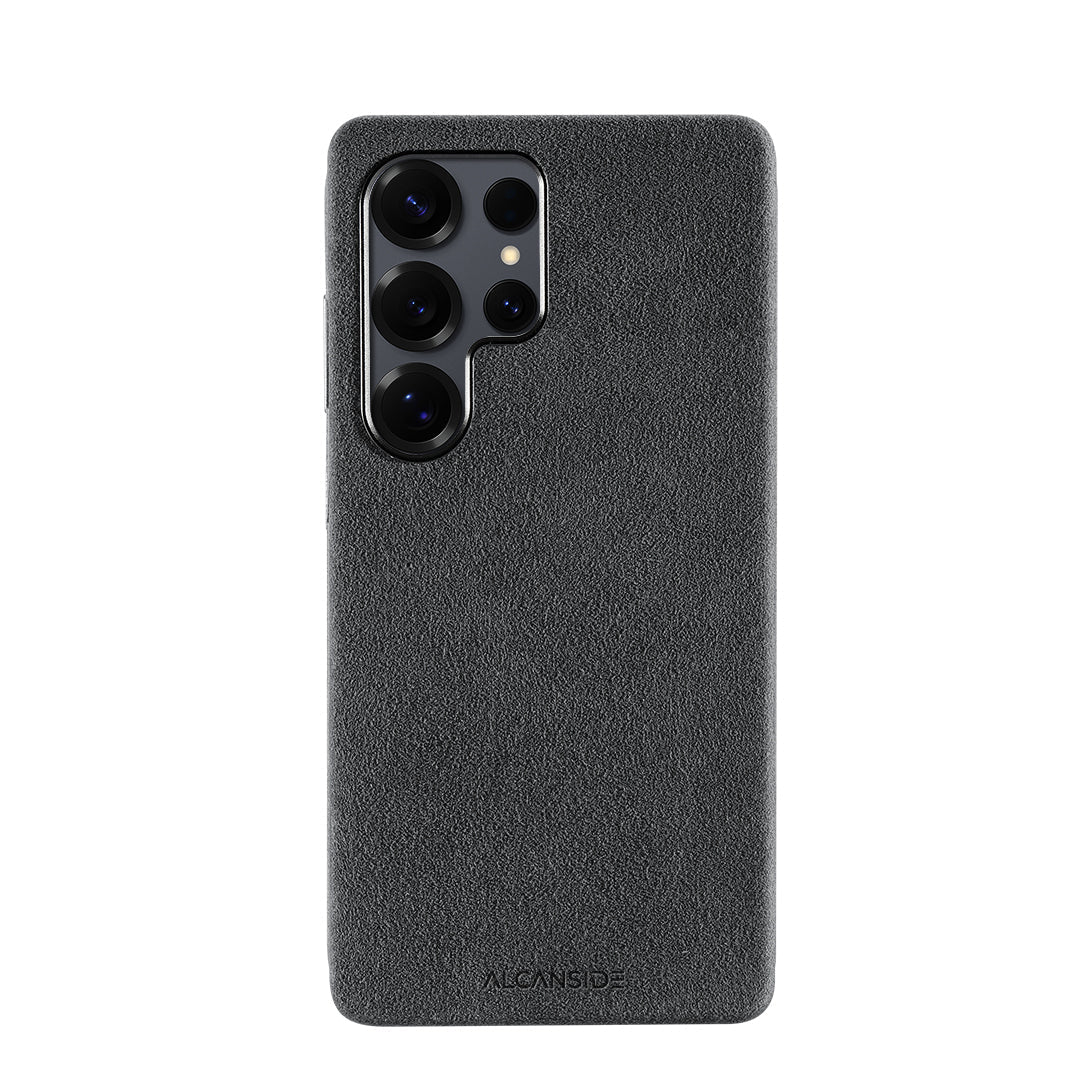 Samsung Galaxy S25 Ultra - Alcantara Case - Space Grey - Alcanside